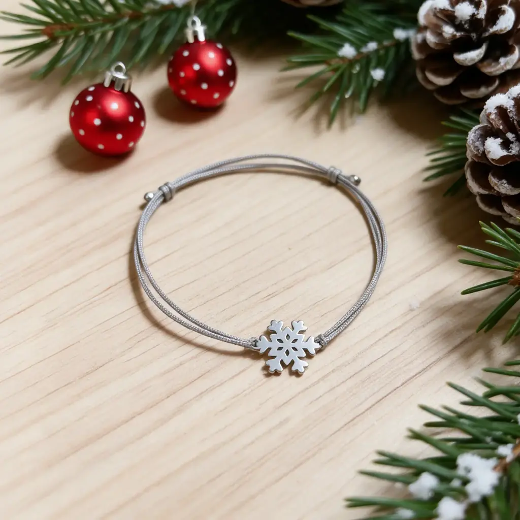 Bracelet "Flocon de neige"
